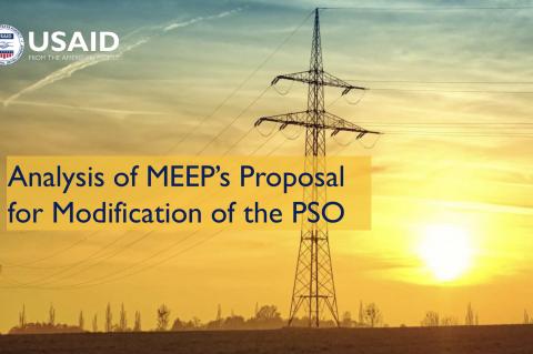 Analysis of MEEP’s Proposal for Modification of the PSO